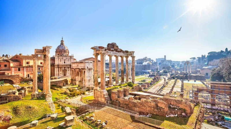 self guided tour of roman forum